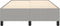 vidaXL - Bedframe - zonder - matras - 120x200 - cm - stof - lichtgrijs