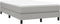 vidaXL - Bedframe - zonder - matras - 120x200 - cm - stof - lichtgrijs