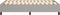 vidaXL - Bedframe - zonder - matras - 120x200 - cm - stof - lichtgrijs