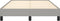 vidaXL - Bedframe - zonder - matras - 120x200 - cm - stof - lichtgrijs
