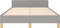 vidaXL - Bedframe - zonder - matras - 120x200 - cm - stof - lichtgrijs
