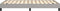 vidaXL - Bedframe - zonder - matras - 120x200 - cm - stof - lichtgrijs