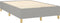 vidaXL - Bedframe - zonder - matras - 120x200 - cm - stof - lichtgrijs