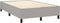 vidaXL - Bedframe - zonder - matras - 120x200 - cm - stof - lichtgrijs