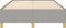 vidaXL - Bedframe - zonder - matras - 120x200 - cm - stof - lichtgrijs