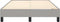 vidaXL - Bedframe - zonder - matras - 120x200 - cm - stof - lichtgrijs