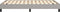 vidaXL - Bedframe - zonder - matras - 120x200 - cm - stof - lichtgrijs
