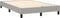 vidaXL - Bedframe - zonder - matras - 120x200 - cm - stof - lichtgrijs