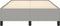 vidaXL - Bedframe - zonder - matras - 120x200 - cm - stof - lichtgrijs
