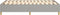 vidaXL - Bedframe - zonder - matras - 120x200 - cm - stof - lichtgrijs