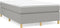 vidaXL - Bedframe - zonder - matras - 120x200 - cm - stof - lichtgrijs