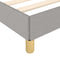 vidaXL - Bedframe - zonder - matras - 120x200 - cm - stof - lichtgrijs