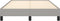vidaXL - Bedframe - zonder - matras - 120x200 - cm - stof - lichtgrijs