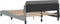 vidaXL - Bedframe - zonder - matras - 120x200 - cm - stof - lichtgrijs