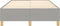 vidaXL - Bedframe - zonder - matras - 120x200 - cm - stof - lichtgrijs
