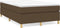 vidaXL - Bedframe - zonder - matras - 120x200 - cm - stof - donkerbruin