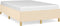 vidaXL - Bedframe - zonder - matras - 120x200 - cm - stof - crèmekleurig