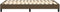 vidaXL - Bedframe - zonder - matras - 120x200 - cm - stof - donkerbruin