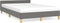 vidaXL - Bedframe - zonder - matras - 120x200 - cm - stof - donkergrijs