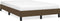 vidaXL - Bedframe - zonder - matras - 120x200 - cm - stof - donkerbruin