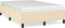 vidaXL - Bedframe - zonder - matras - 120x200 - cm - stof - crèmekleurig
