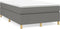 vidaXL - Bedframe - zonder - matras - 120x200 - cm - stof - donkergrijs