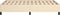 vidaXL - Bedframe - zonder - matras - 120x200 - cm - stof - crèmekleurig