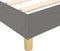 vidaXL - Bedframe - zonder - matras - 120x200 - cm - stof - donkergrijs