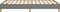 vidaXL - Bedframe - zonder - matras - 120x200 - cm - stof - donkergrijs