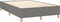 vidaXL - Bedframe - zonder - matras - 120x200 - cm - stof - donkergrijs