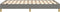 vidaXL - Bedframe - zonder - matras - 120x200 - cm - stof - donkergrijs