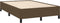 vidaXL - Bedframe - zonder - matras - 120x200 - cm - stof - donkerbruin