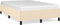 vidaXL - Bedframe - zonder - matras - 120x200 - cm - stof - crèmekleurig