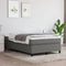 vidaXL - Bedframe - zonder - matras - 120x200 - cm - stof - donkergrijs