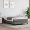 vidaXL - Bedframe - zonder - matras - 120x200 - cm - stof - donkergrijs