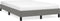 vidaXL - Bedframe - zonder - matras - 120x200 - cm - stof - donkergrijs