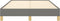 vidaXL - Bedframe - zonder - matras - 120x200 - cm - stof - donkergrijs