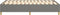 vidaXL - Bedframe - zonder - matras - 120x200 - cm - stof - donkergrijs