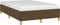 vidaXL - Bedframe - zonder - matras - 120x200 - cm - stof - donkerbruin