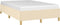 vidaXL - Bedframe - zonder - matras - 120x200 - cm - stof - crèmekleurig