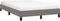 vidaXL - Bedframe - zonder - matras - 120x200 - cm - stof - donkergrijs