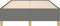 vidaXL - Bedframe - zonder - matras - 120x200 - cm - stof - donkergrijs