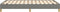vidaXL - Bedframe - zonder - matras - 120x200 - cm - stof - donkergrijs