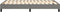 vidaXL - Bedframe - zonder - matras - 120x200 - cm - stof - donkergrijs
