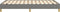 vidaXL - Bedframe - zonder - matras - 120x200 - cm - stof - donkergrijs