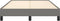 vidaXL - Bedframe - zonder - matras - 120x200 - cm - stof - donkergrijs