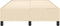 vidaXL - Bedframe - zonder - matras - 120x200 - cm - stof - crèmekleurig