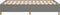 vidaXL - Bedframe - zonder - matras - 120x200 - cm - stof - donkergrijs