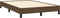vidaXL - Bedframe - zonder - matras - 120x200 - cm - stof - donkerbruin