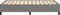 vidaXL - Bedframe - zonder - matras - 120x200 - cm - stof - donkergrijs